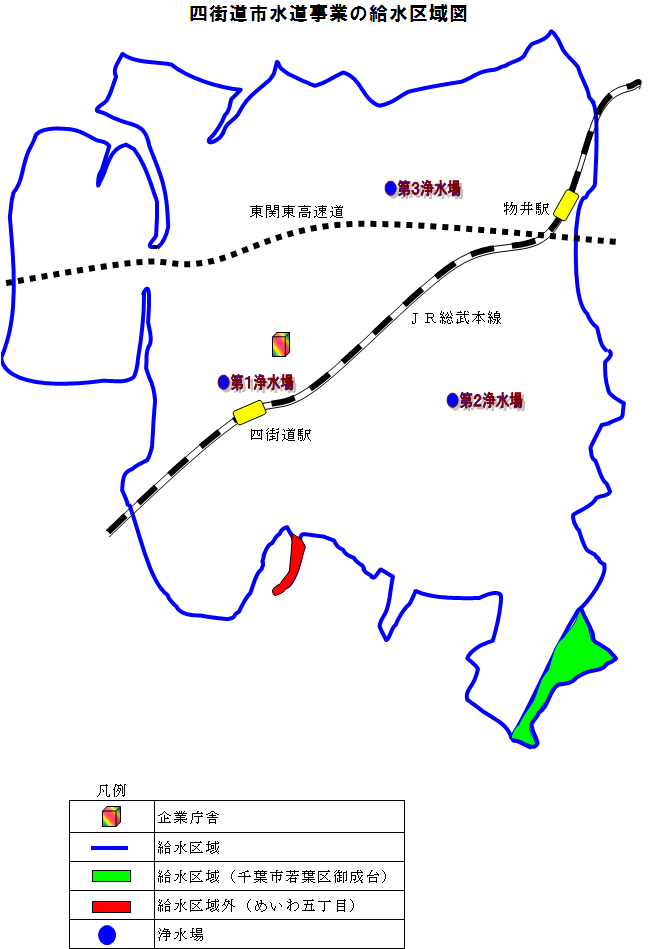 給水区域図