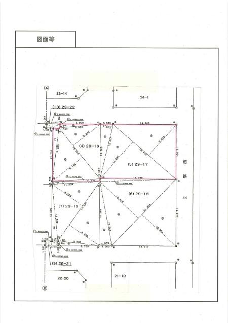 図面等（みそら一丁目29番16、17）の画像